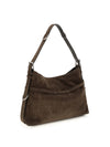 medium voyou shoulder bag in glossy leather