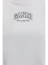 GANNI L crewneck t-shirt 