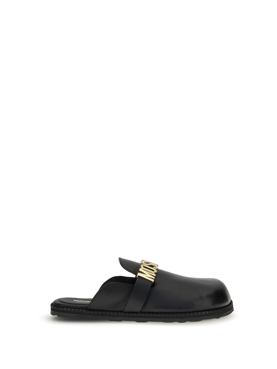 MOSCHINO 40 logo mules