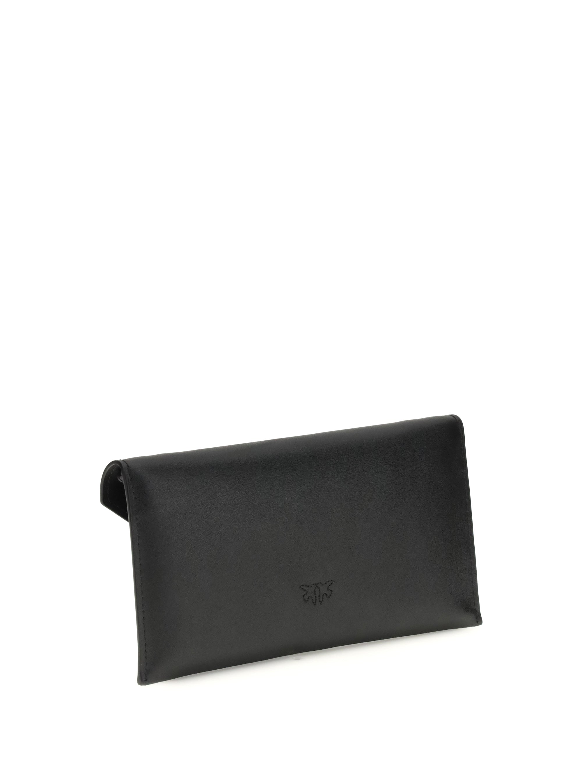love birds logo mini clutch bag