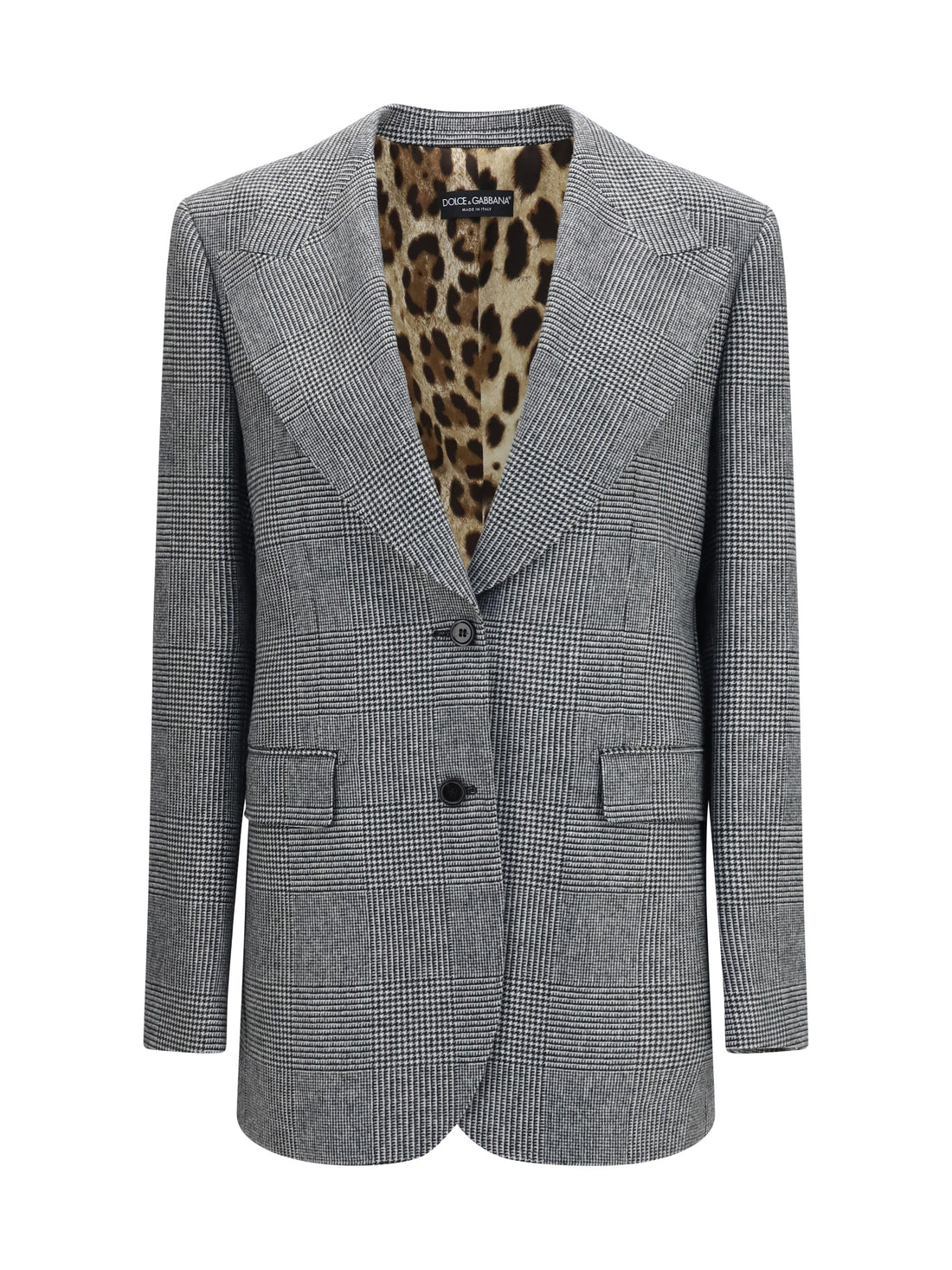 DOLCE &amp; GABBANA 40 prince of wales single breasted blazer