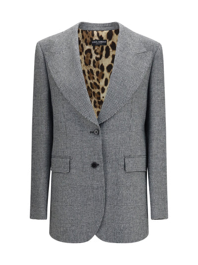 prince of wales single breasted blazer