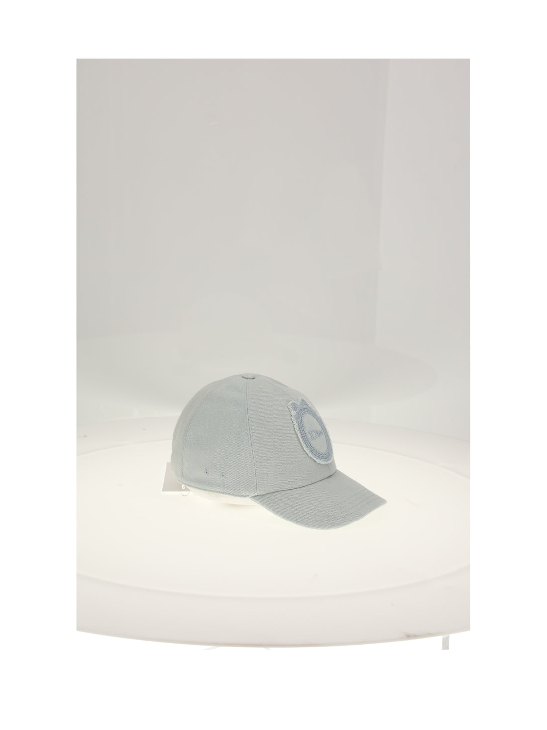 DIOR 58 hat d player medallion denim