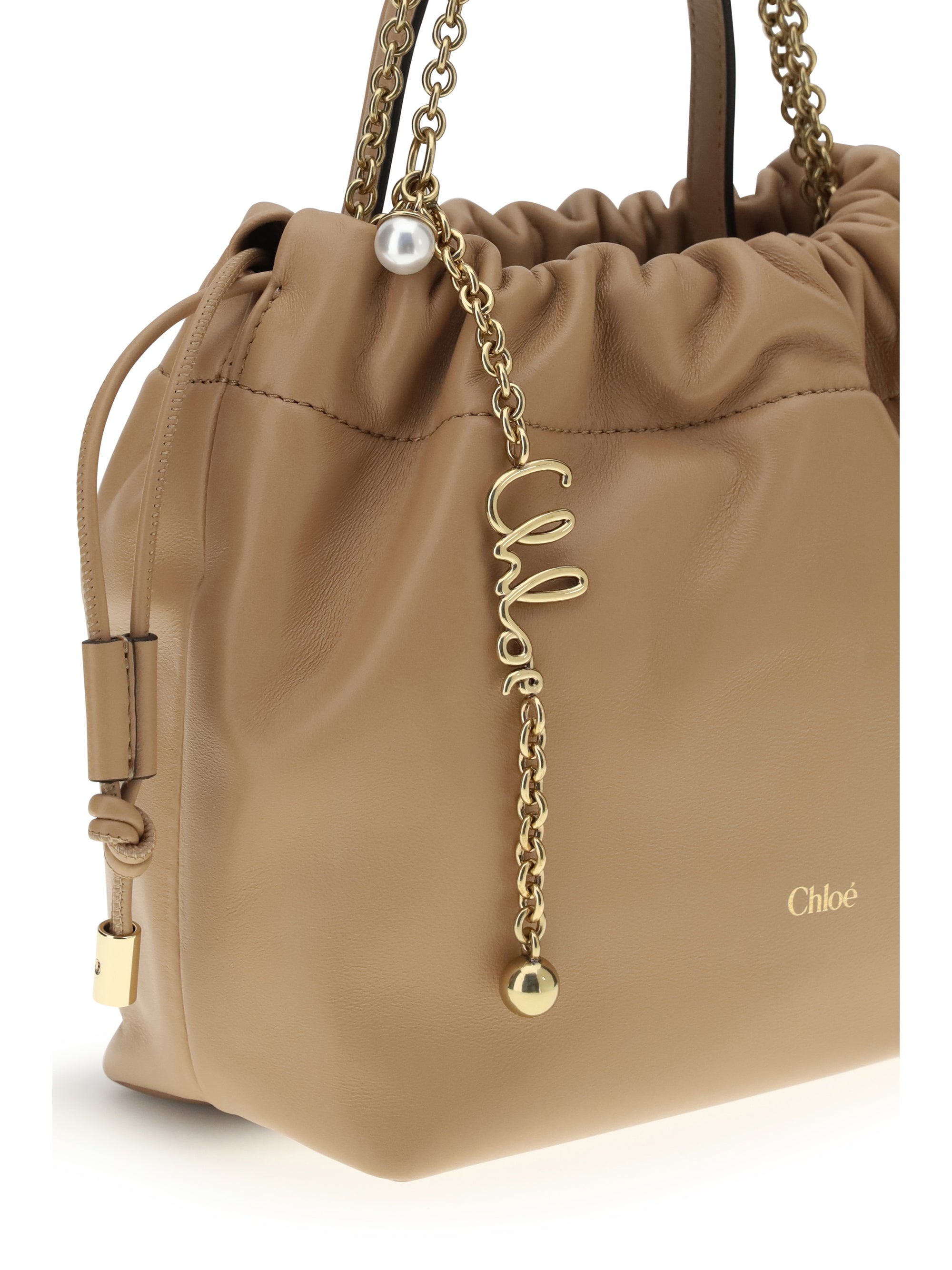 icons leather chain shoulder bag