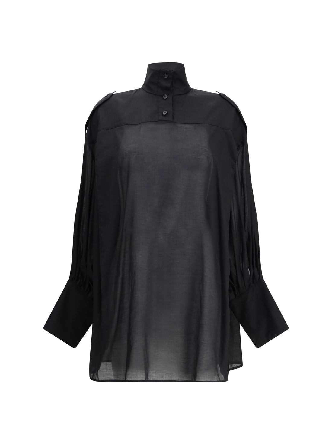 THE LATEST S semi-transparent shirt 