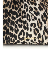 GANNI OS leopard print bucket bag