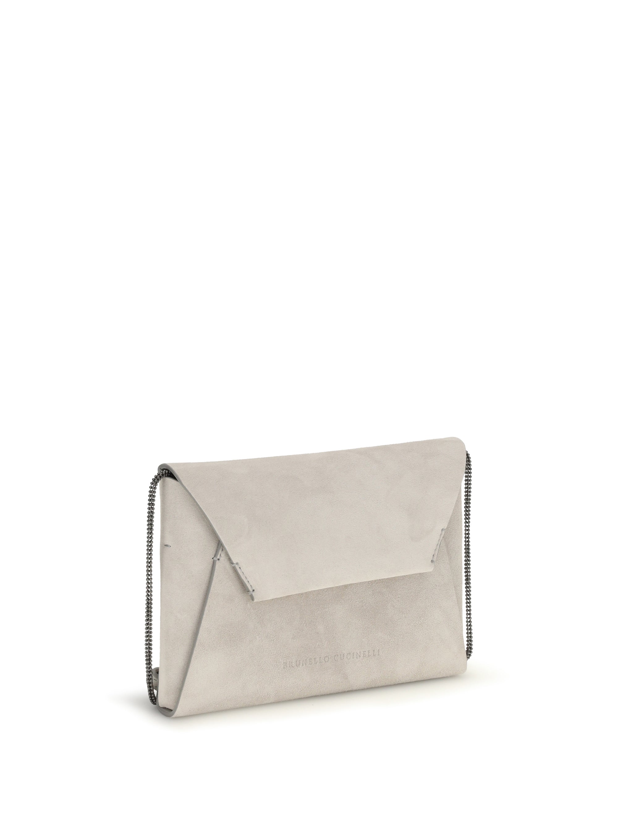 bc duo suede clutch bag