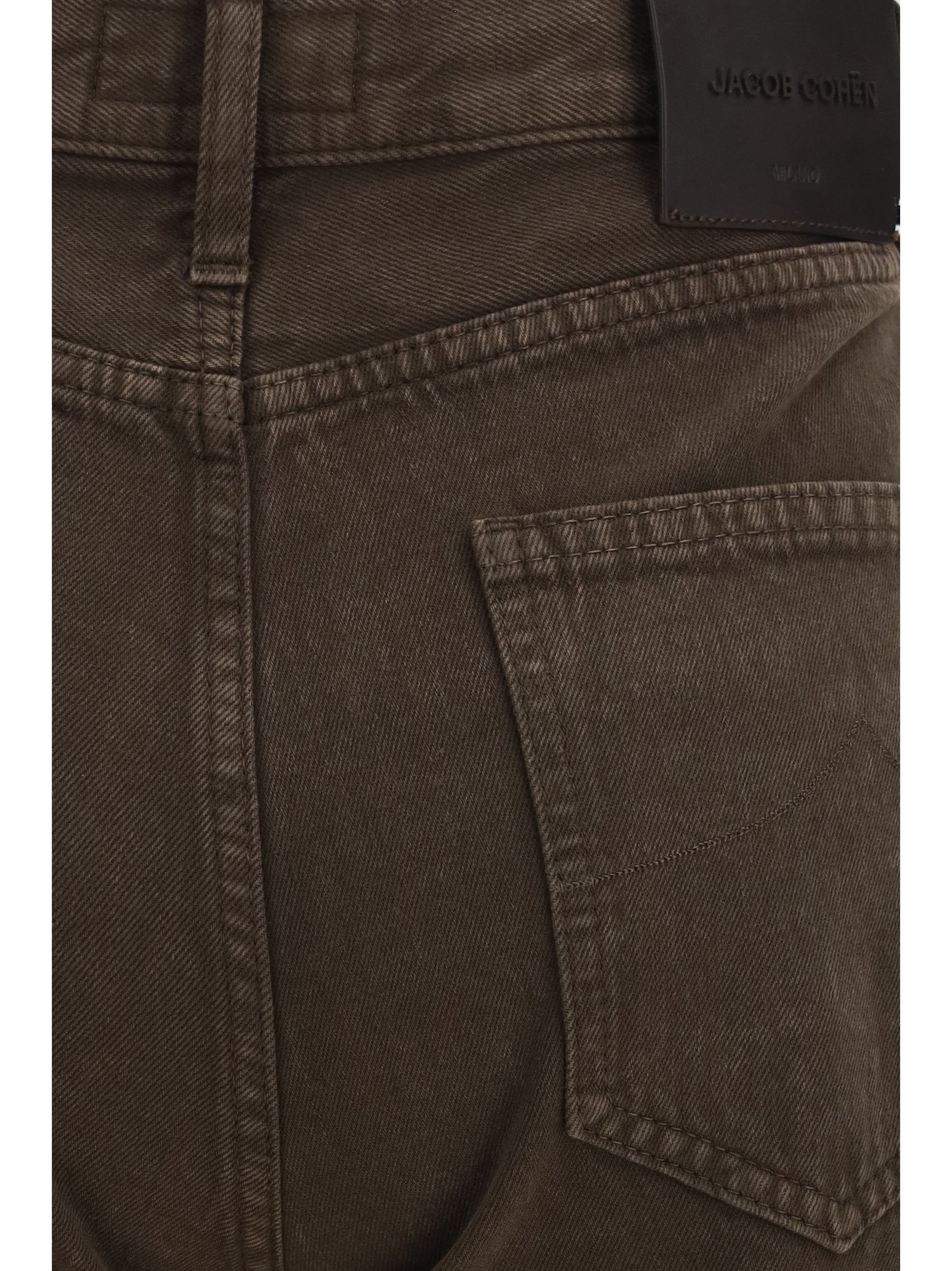 high-rise straight-leg jeans