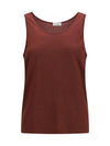 luminous knit tank top