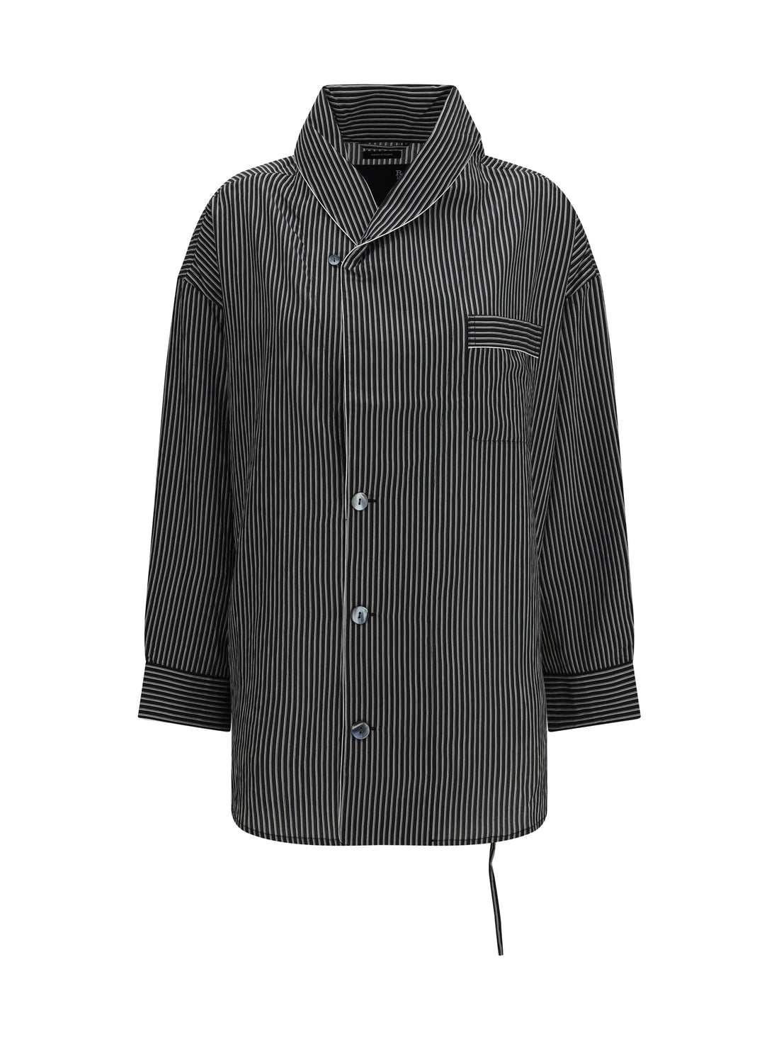 R13 M striped viscose shirt