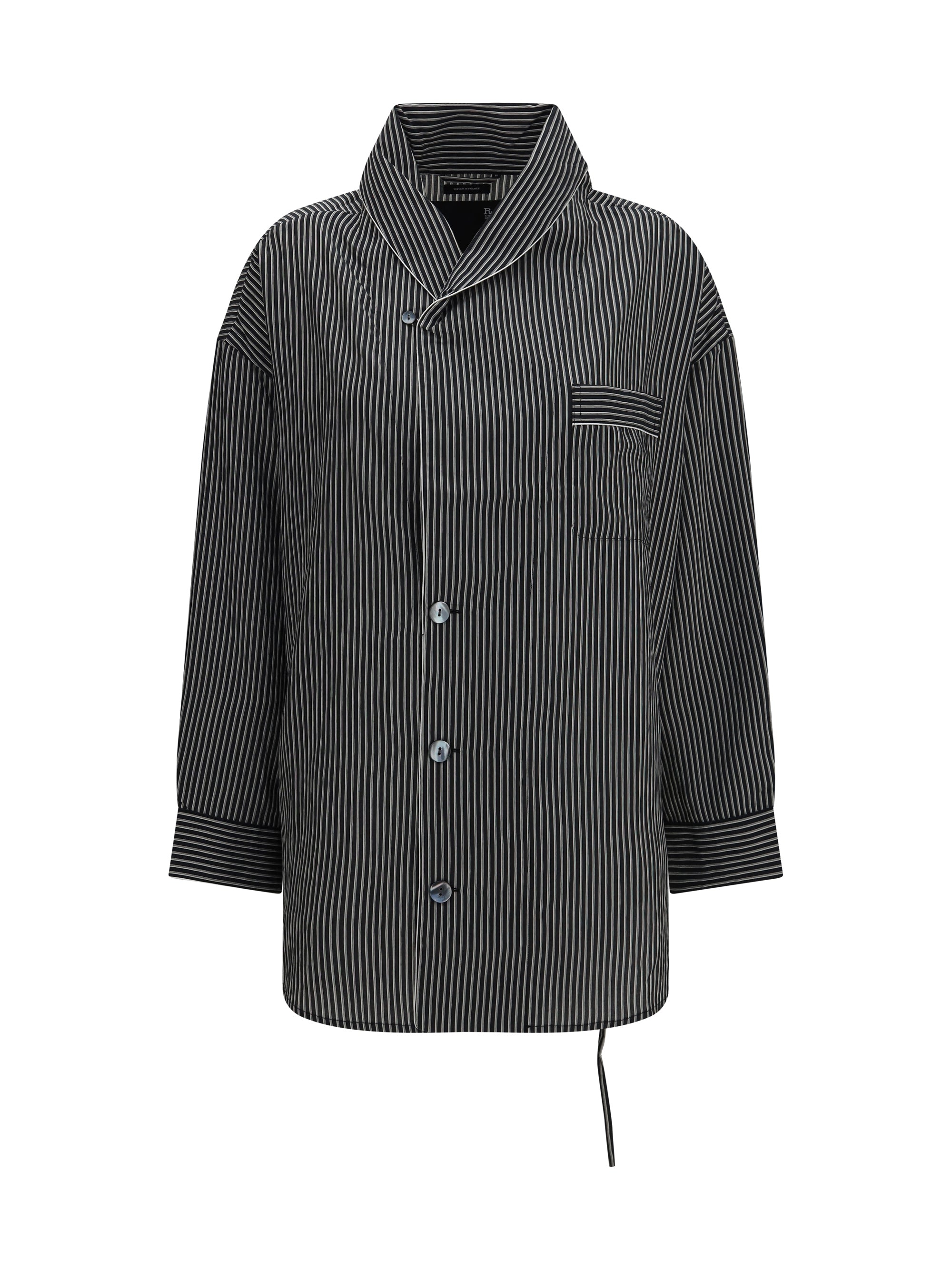 striped viscose shirt