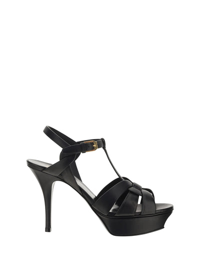 leather platform sandals