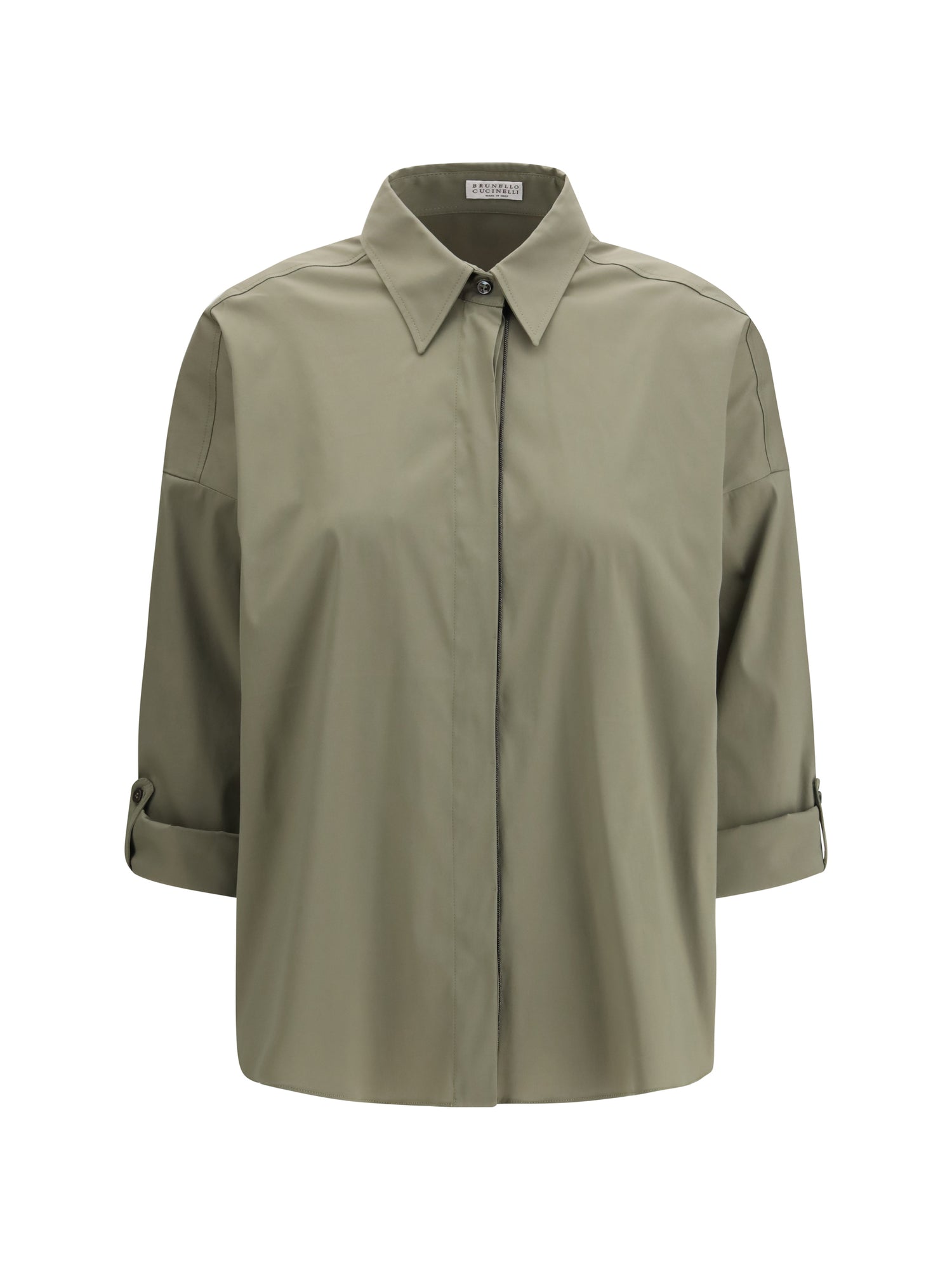 BRUNELLO CUCINELLI L shiny monili shirt