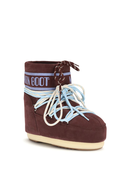 MOON BOOT 36-38 icon low suede boots