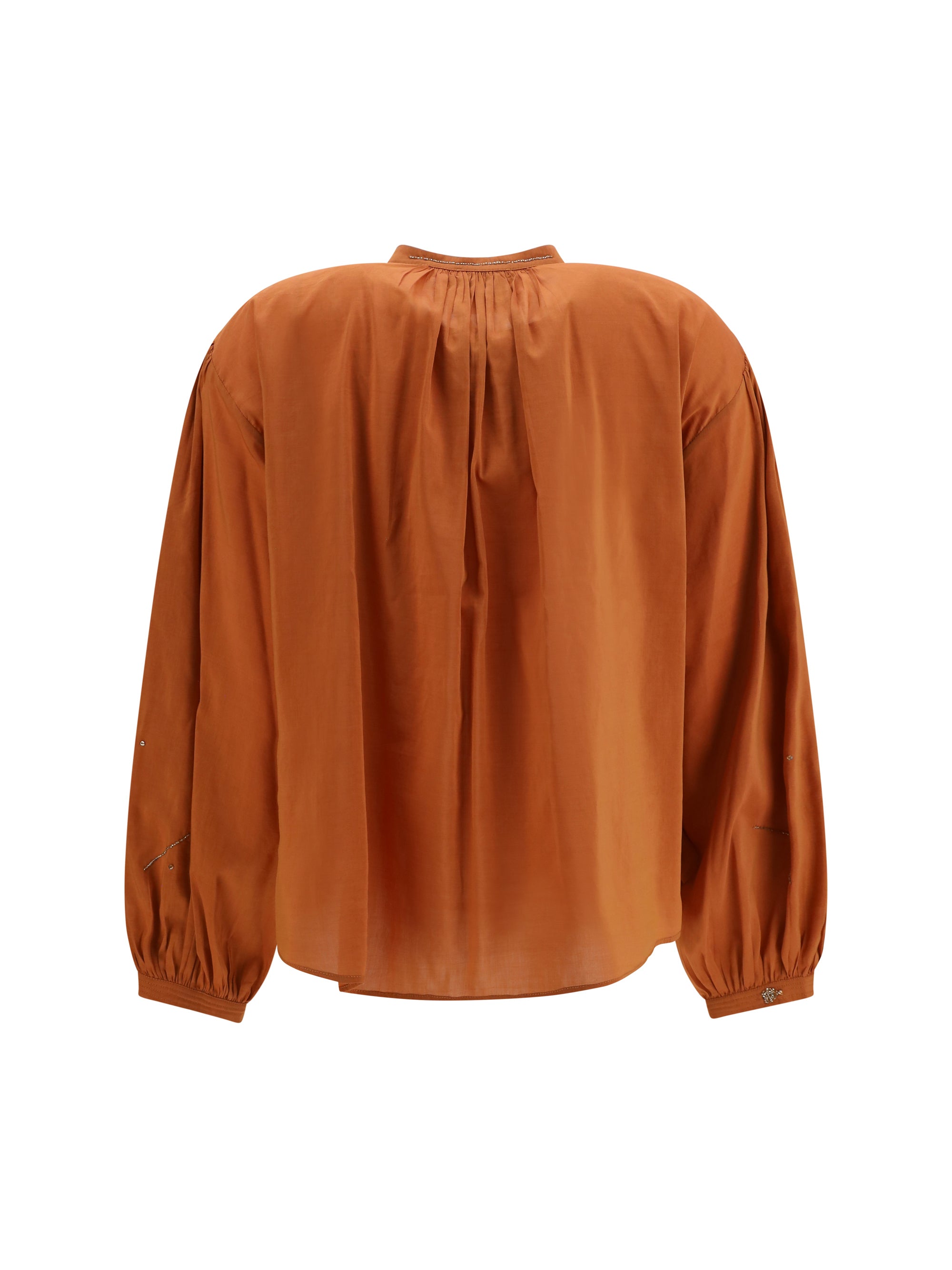 fleurs d’orient embroidered voile bohemian shirt