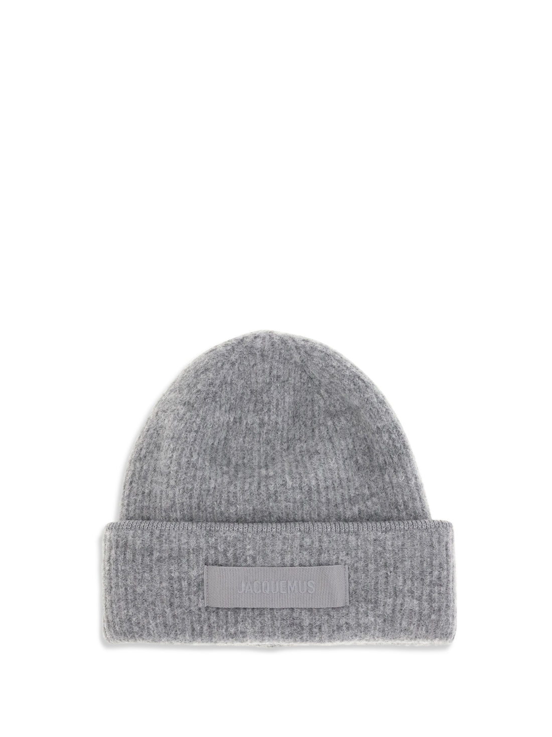 JACQUEMUS OS gros grain ribbed beanie 