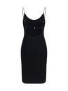cassandre open-back ribbed-knit dress