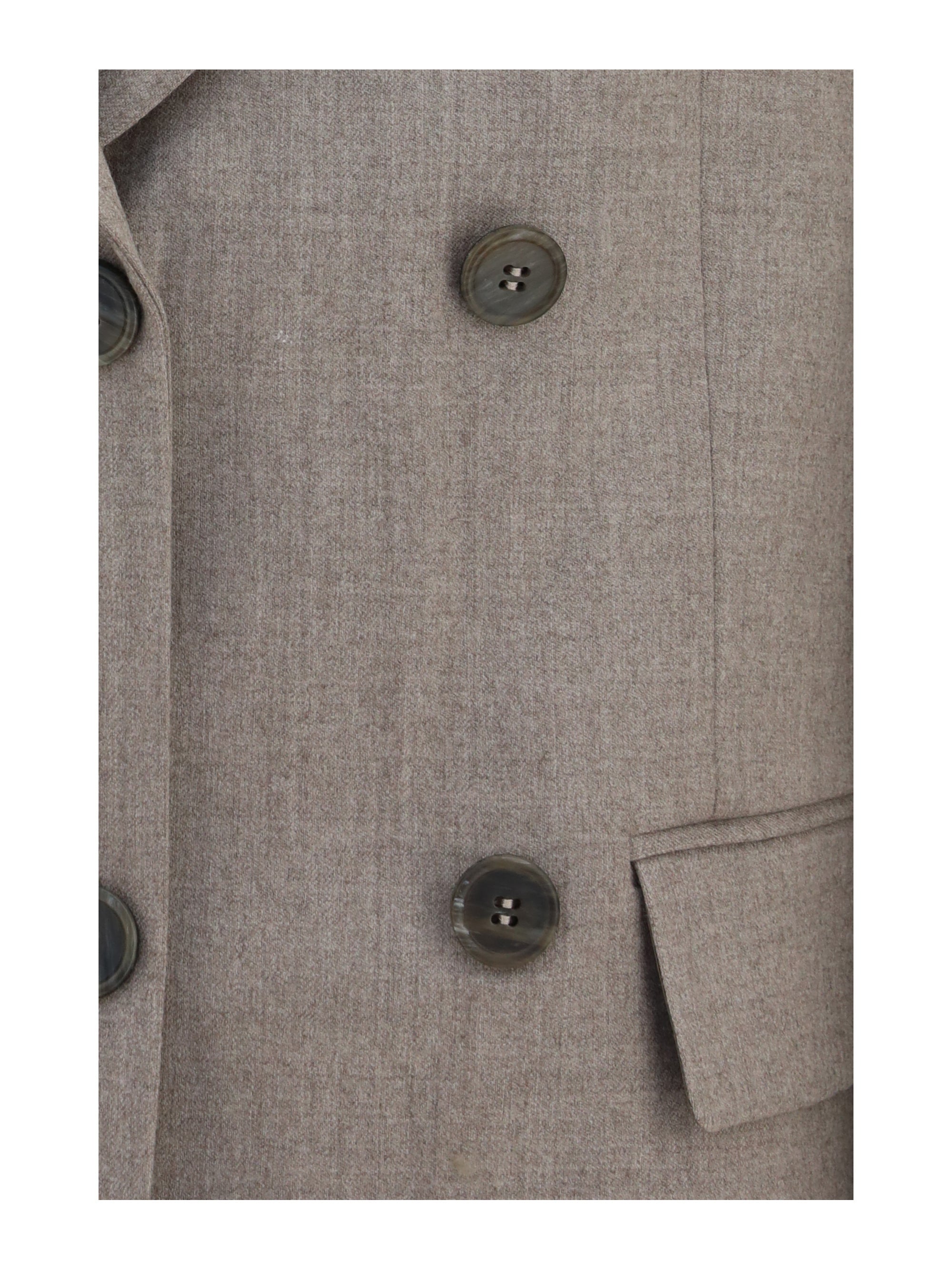 virgin wool double-breasted blazer