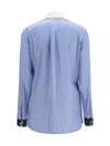 striped jacquard shirt