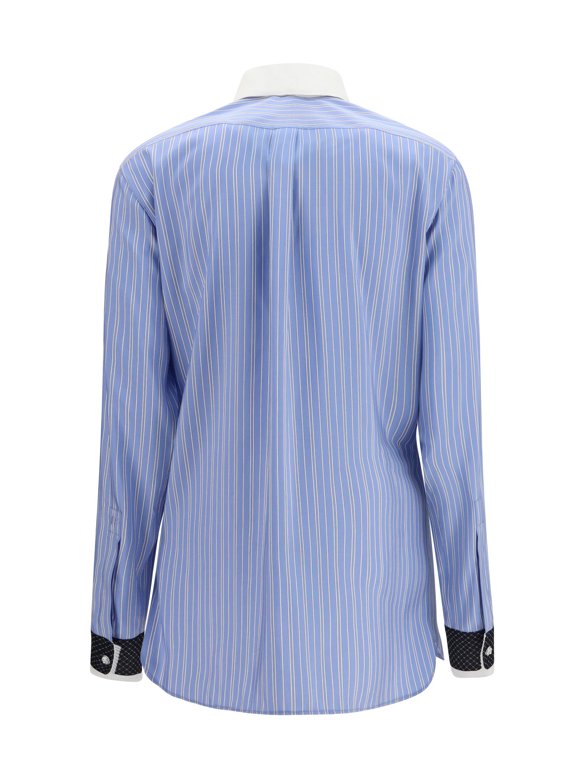 striped jacquard shirt