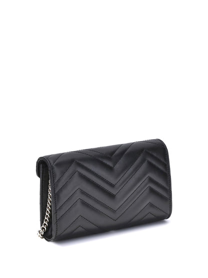 gg marmont wallet with chain
