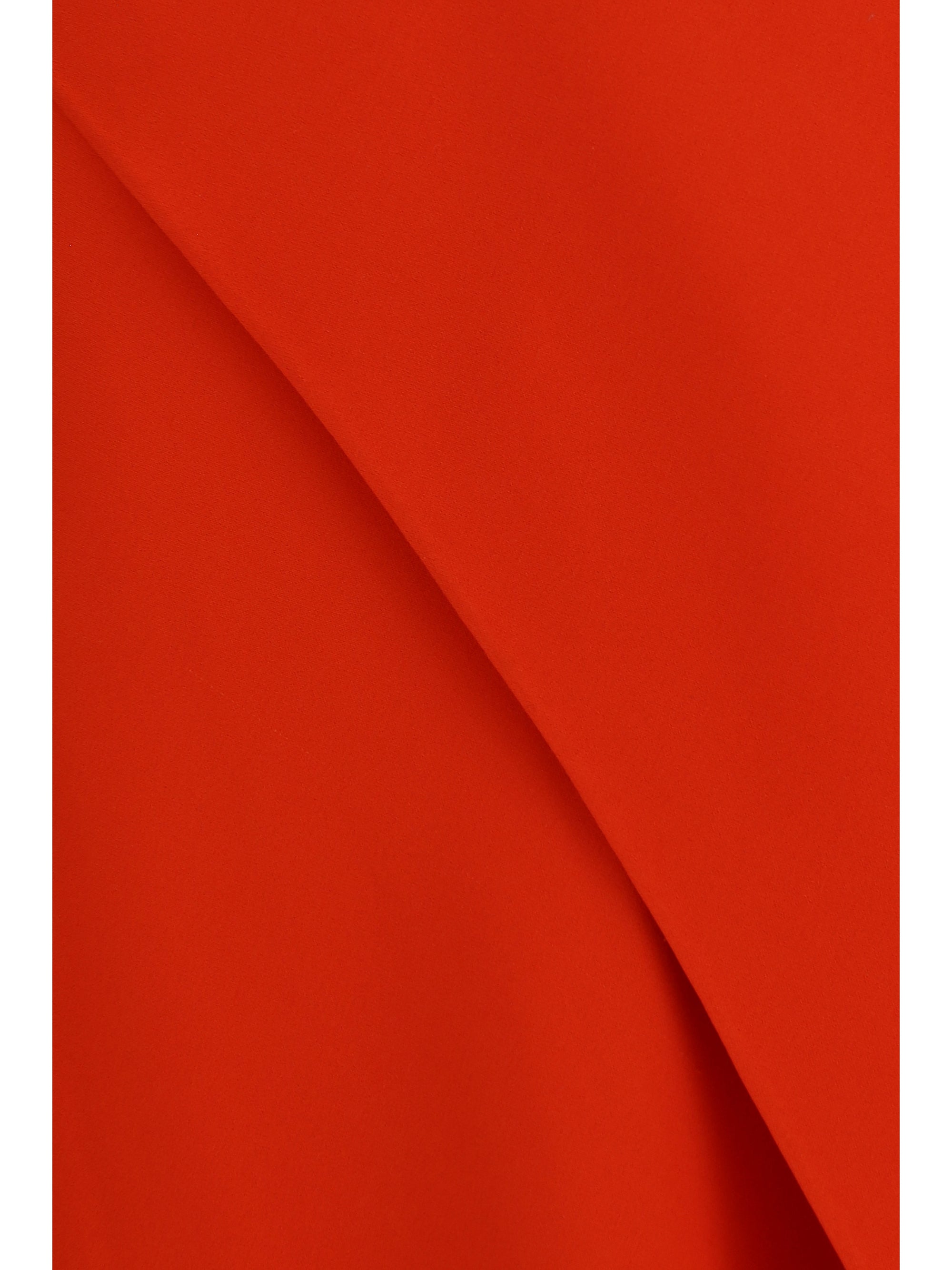 draped silk maxi dress