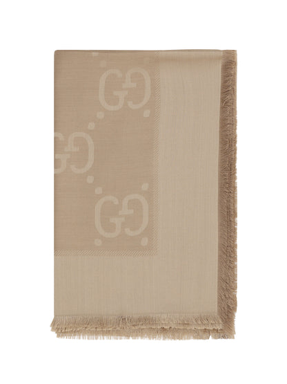 GUCCI OS scarf in wool and silk