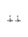 mini bas relief drop earrings