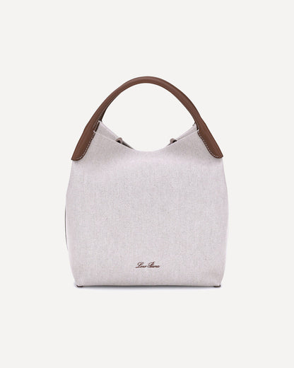 Loro Piana Bale Handbag Beige