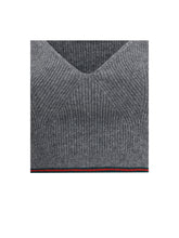 GUCCI M v-neck ribbed top