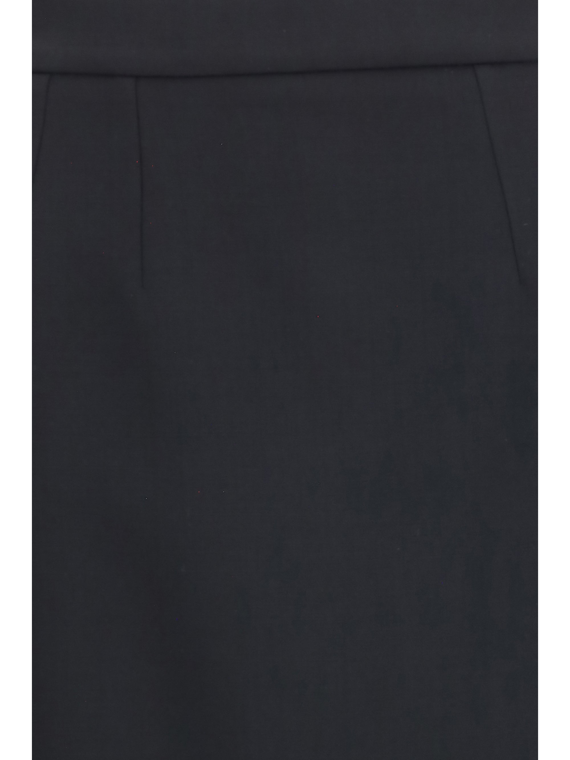 stretch wool pencil skirt