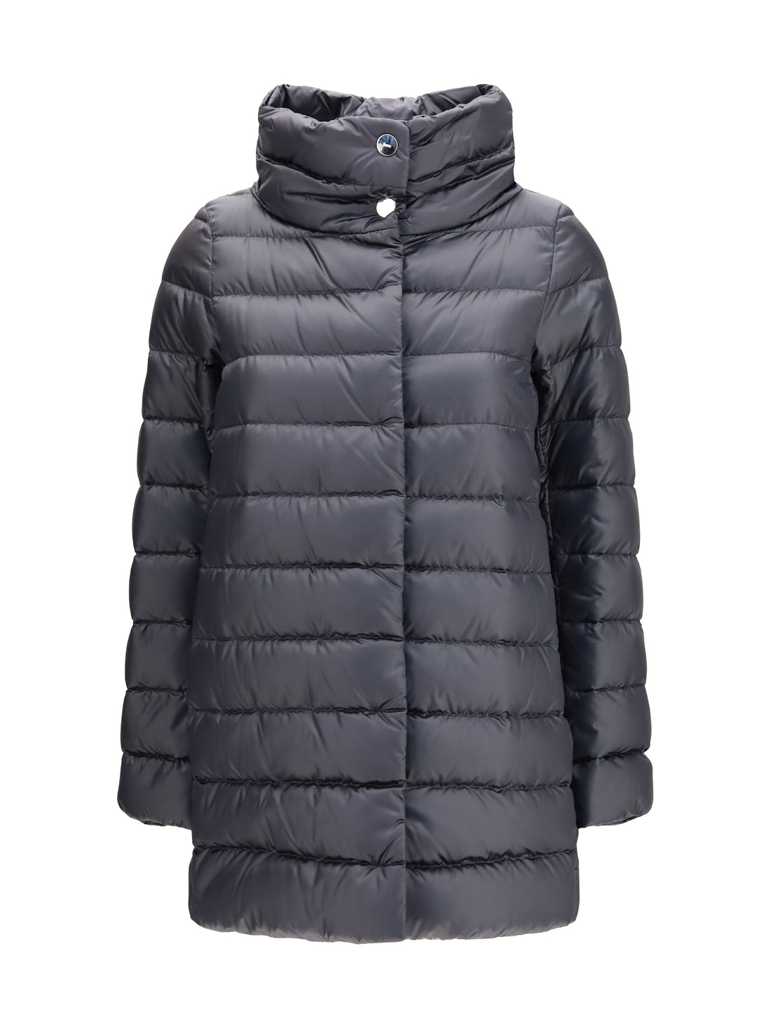 HERNO 40 amelia a-shape quilted nylon puffer jacket