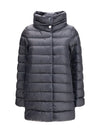 amelia a-shape quilted nylon puffer jacket