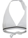 tech jersey bikini top with monili