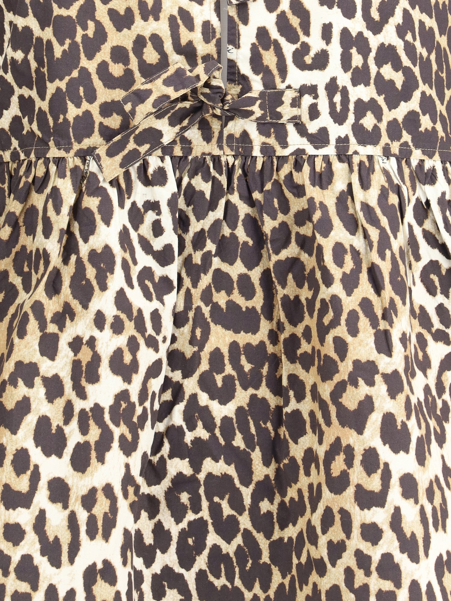 GANNI 36 leopard mini dress