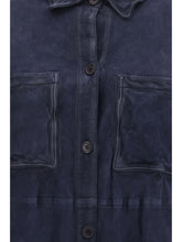 P.A.R.O.S.H. L suede shirt