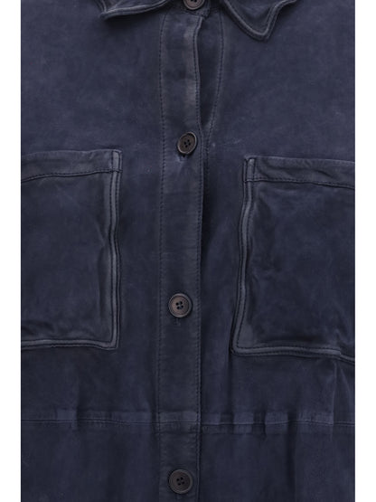 P.A.R.O.S.H. L suede shirt