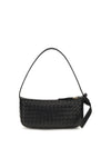 intrecciato leather shoulder bag