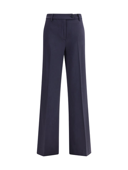 TRUE ROYAL 40 flare bianca pants