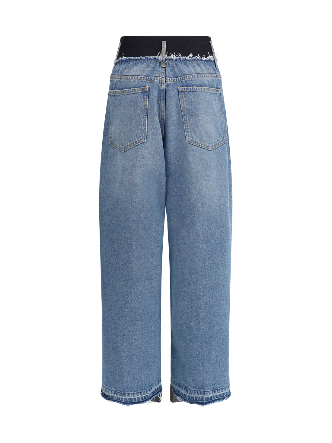 ALAIA S elastic waist jeans