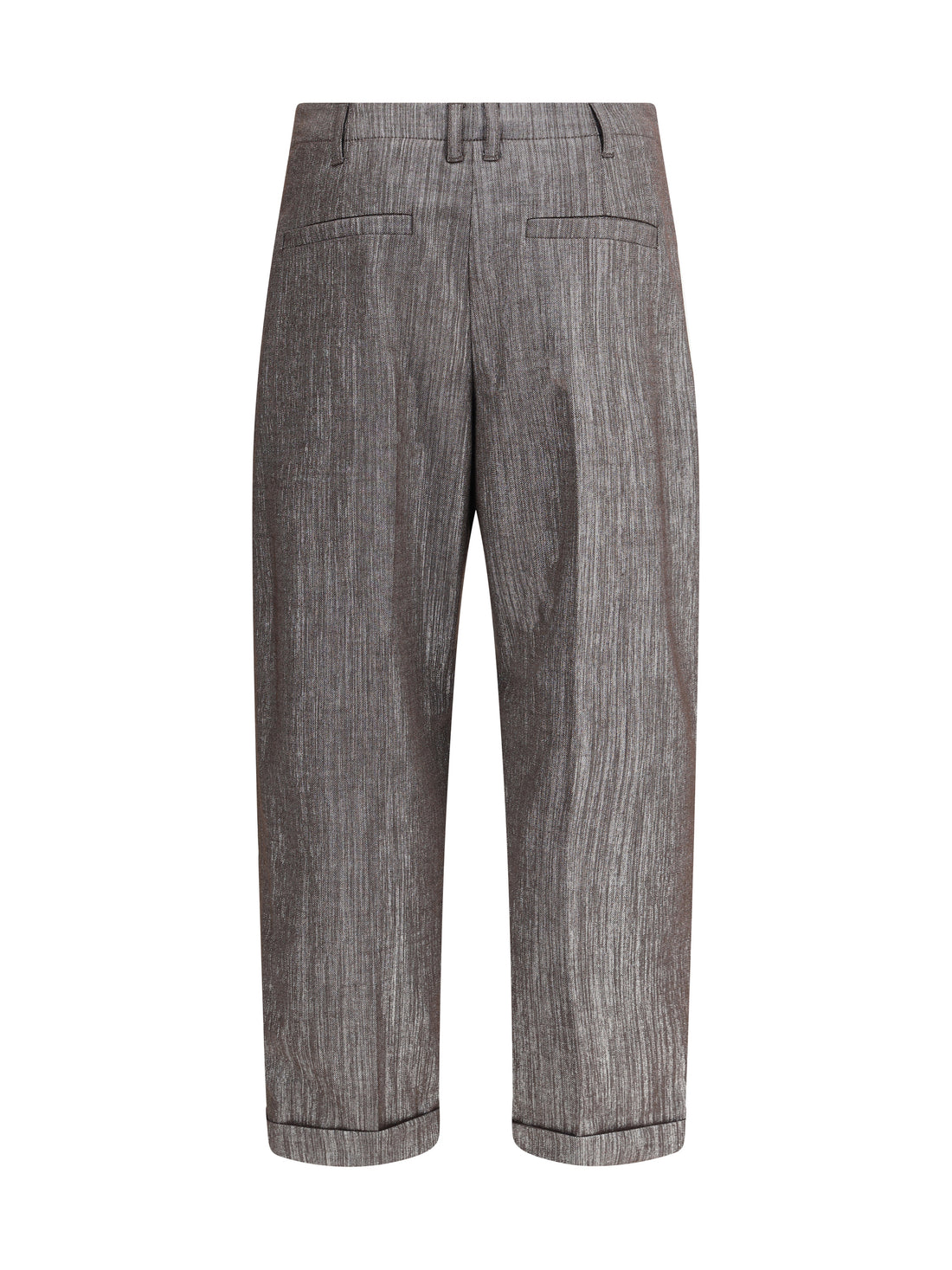 BRUNELLO CUCINELLI 40 lurex effect pants
