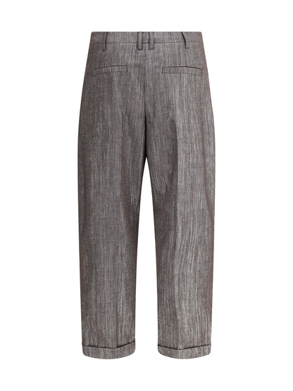 BRUNELLO CUCINELLI 40 lurex effect pants