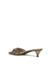 slider sandals with buckle