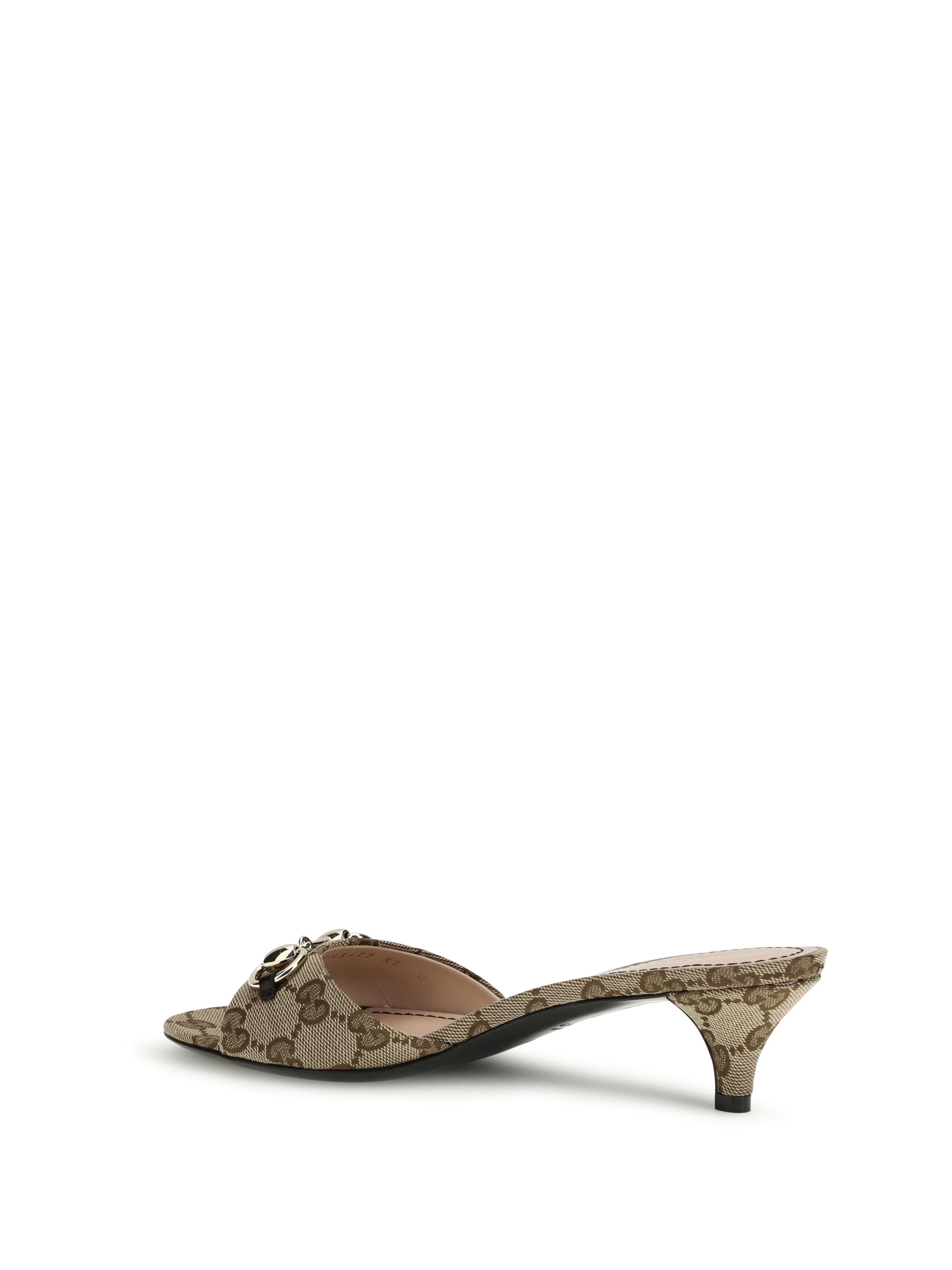 slider sandals with buckle