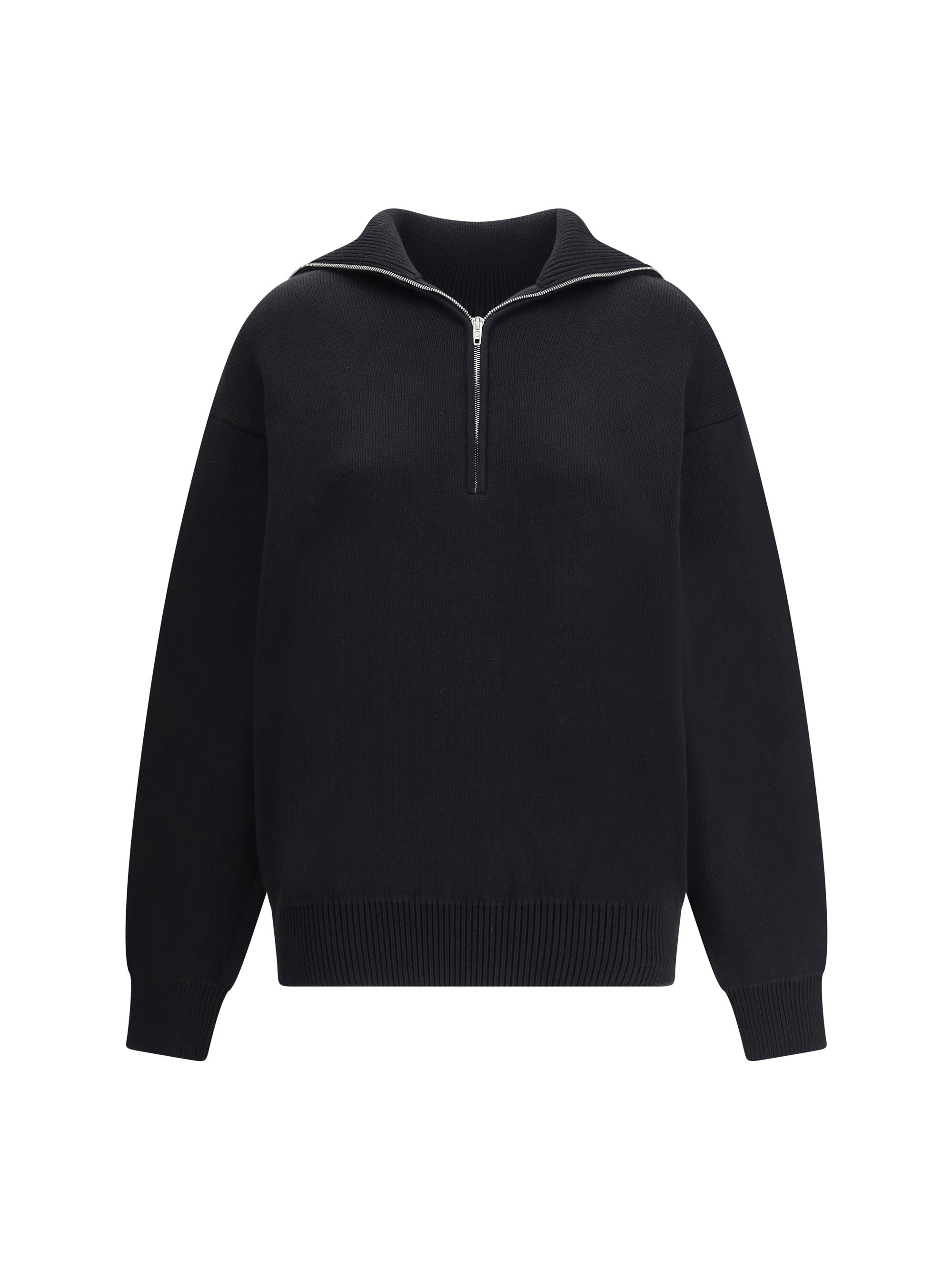 BALENCIAGA M back-to-front black sweater