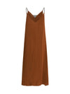 v-neck long dress