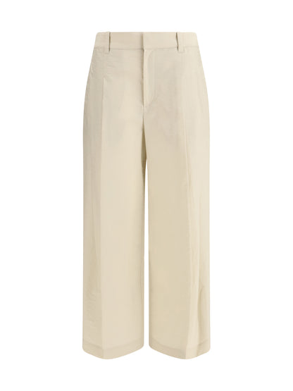 BRUNELLO CUCINELLI 38 cotton-blend trousers