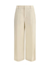 cotton-blend pants