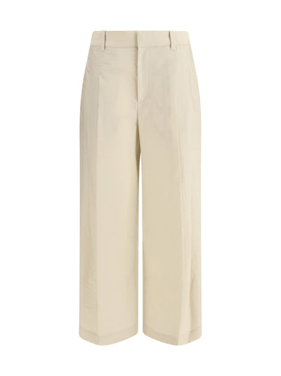 cotton-blend pants