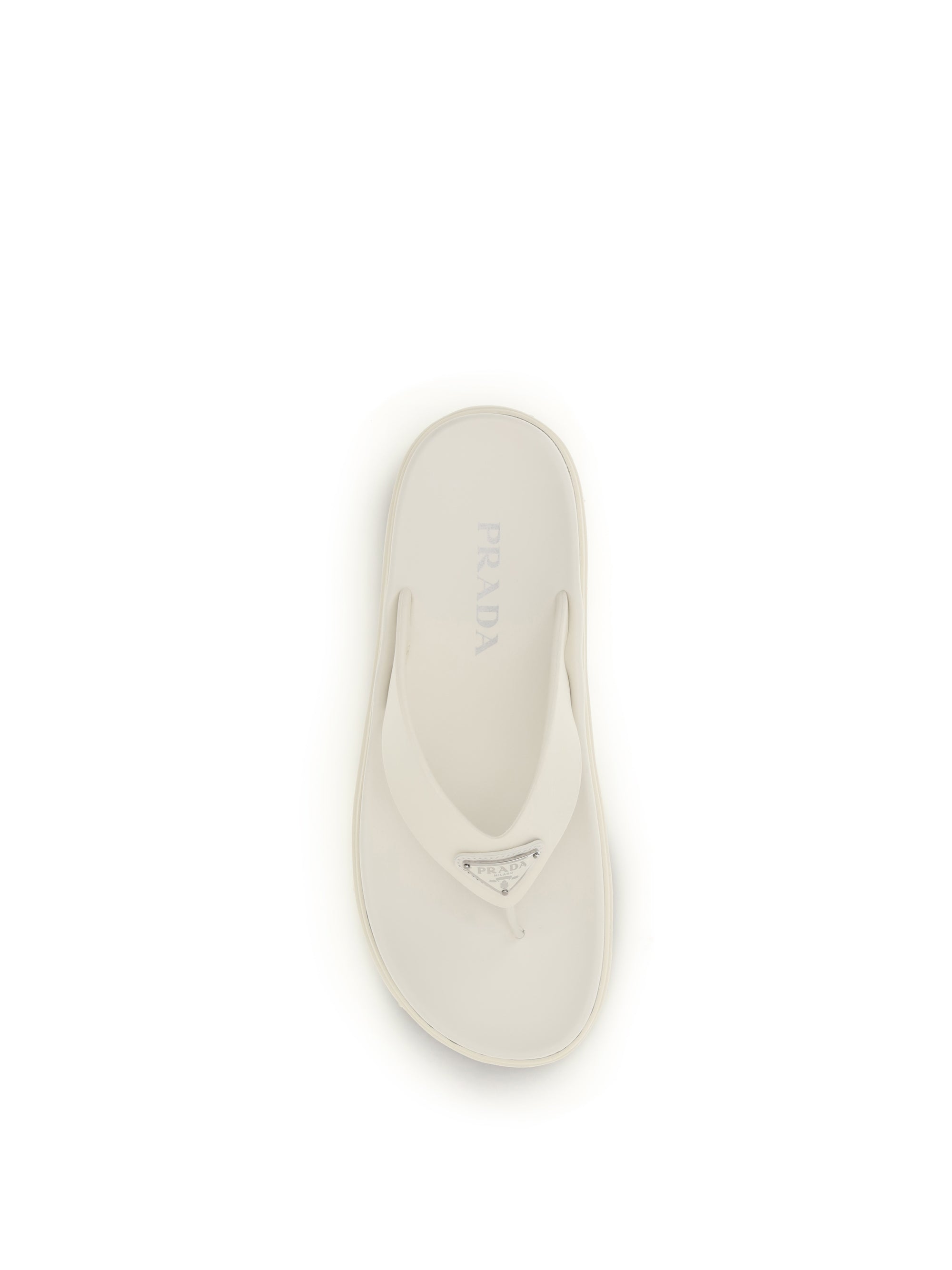 PRADA 39 logo flip-flops 